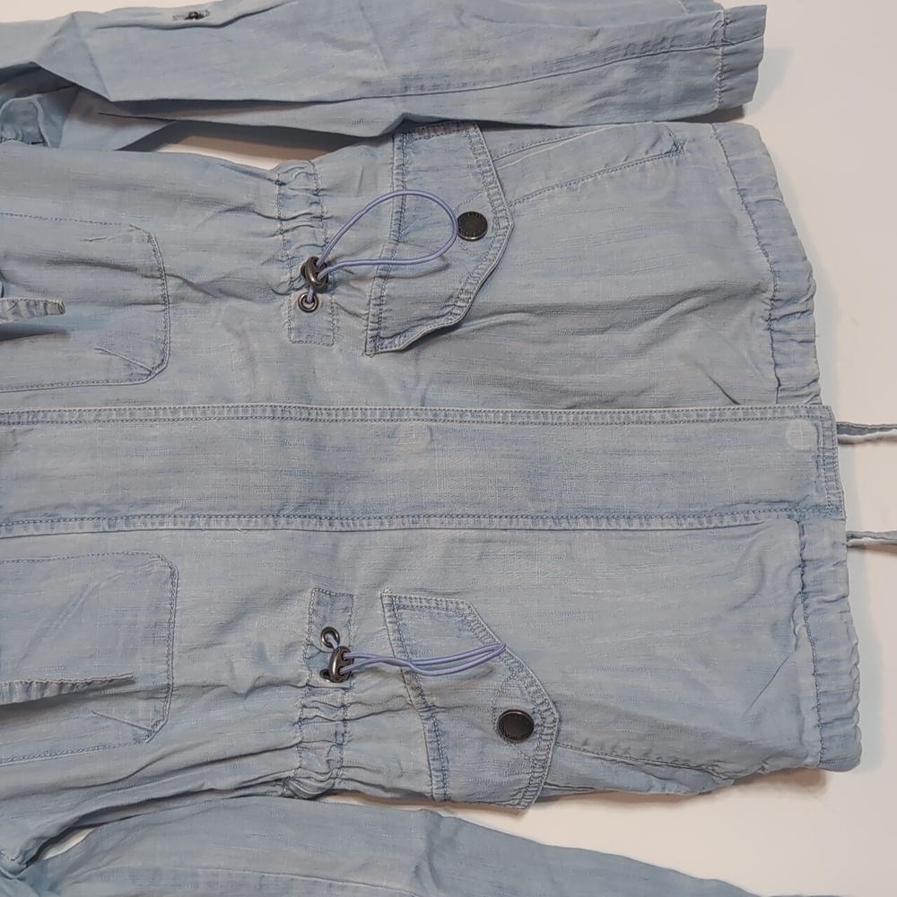 Bcbgeneration Chambray Hooded Jacket - image 2